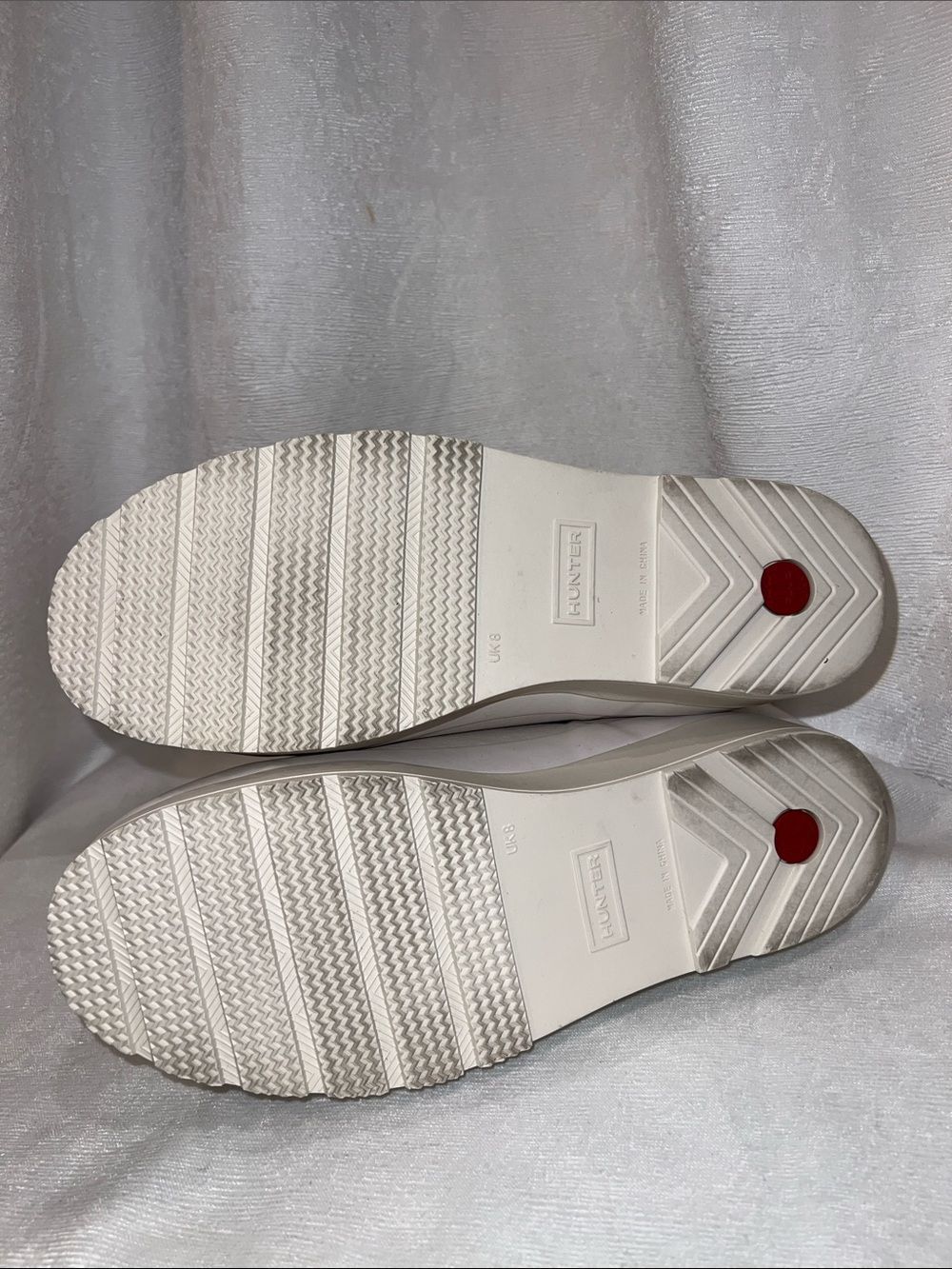 Hunter Play Short Insulated Women’s Winter Rain Boots in White Size 10 - SB9 - Picture 4 of 7